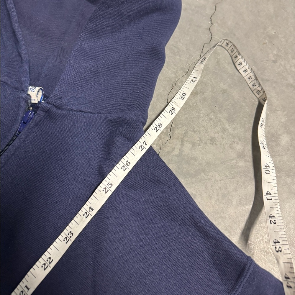 Navy Russel Athletics Full-Zip Hoodie - Picture 6 of 7